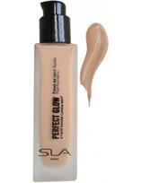 SLA Paris drėkinamasis makiažo pagrindas, Natural Tan SLA Paris Fluid Foundation Perfect Glow 30ml