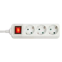 Lindy 1.4M/3-Outlet Power Extension Cable 73101