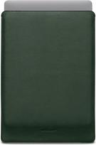 Woolnut Leather Sleeve - MacBook Air 15" Protective Pouch, Green (WN-MBA15-S-2267-GN)