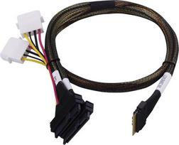 MICROCHIP TECHNOLOGY 2305200-R Serial Attached SCSI (SAS) cable, 0.8 m, Black, Multicolour