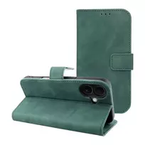 OEM TENDER book-style phone case for iPhone 16, green