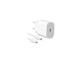 SAMSUNG EP-TA800EWE travel charger | 25W | PD | USB-C | with USB-C to USB-C cable included | white (OEM)