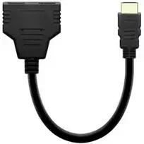 Savio HDMI Male to 2 x HDMI Female Splitter Adapter