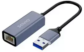 Savio AK-83 USB-A 3.1 Gen 1 to RJ-45 Gigabit Ethernet Adapter