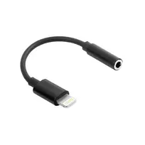 maXlife mXJL-02 3.5mm audio adapter - Lightning, black