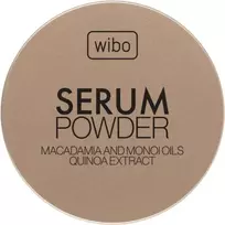 Wibo Serum Powder Macadamia, Quinoa, Absorbs Oil, Loose Setting Powder, Transparent, 10 g