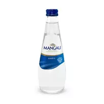 Mangaļi Mineral water sparkling, 0.33 L, glass bottle