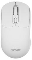 Savio MB-04 Silent USB-C/2.4GHz/BT White Mouse