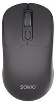 Savio MB-04 Silent USB-C/2.4GHz/BT Black Mouse