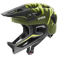 Uvex React JR Fullface Cycling Helmet 52 - 56 cm, Dark Olive Matt (S4146980415)