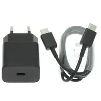 SAMSUNG EP-T1510EBE travel charger | 15W | USB-C | with USB-C to USB-C cable included | black (OEM)