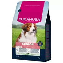 Eukanuba Dry food for dogs - Senior, Small/Medium, Lamb and Rice, 3 kg