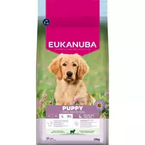 Eukanuba Puppy and Junior dog food, LARGE, Lamb and Rice, 12 kg