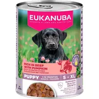 Eukanuba Canned puppy food - CAN LC PUP AB BEEF AND PUMP 400 gr