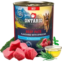 Ontario Dog Conserves - Adult Beef Pate with Spirulina Flavor 800g