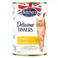 Butchers CAT Delicious Dinners with Chicken Chunks in Jelly, 400g