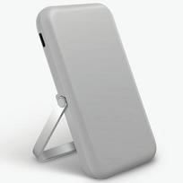uniq Hoveo 5000mAh USB-C 20WPD Fast Charge Wireless Magnetic Power Bank, Light Grey
