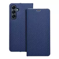OEM LUNA Carbon book-style phone case for Samsung Galaxy A16 5G (A166), blue