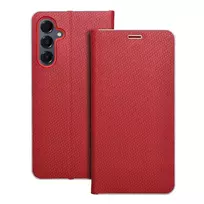 OEM LUNA Carbon book-style phone case for Samsung Galaxy A16 5G (A166), red