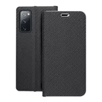 OEM LUNA Book Carbon book-style phone case for Samsung Galaxy S20 FE (G780) | S20 FE (G780) 5G (G781) black