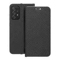 OEM LUNA Book Carbon book-style phone case for Samsung Galaxy A52 5G (A526) | A52 4G (A525) | A52s 5G (A528), black