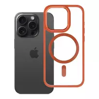 Roar MAG BUMPER phone case with MagSafe support for iPhone 15 Pro orange