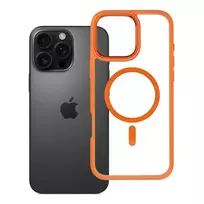 Roar Mag Bumper phone case with MagSafe support for iPhone 16 Pro Max orange