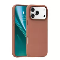 Etteri Elegant Mag phone case with MagSafe support for iPhone 17 Pro, brown