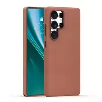 Etteri Elegant phone case with MagSafe support for Samsung Galaxy S25 Ultra (S938), brown
