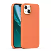 Etteri Elegant Mag phone case with MagSafe support for iPhone 15, orange