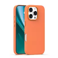 Etteri Elegant Mag phone case with MagSafe support for iPhone 16 Pro, orange