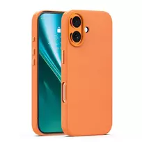 Etteri Elegant Mag phone case with MagSafe support for iPhone 17, orange