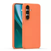 Etteri Elegant phone case with MagSafe support for Samsung Galaxy S25 (S931), orange