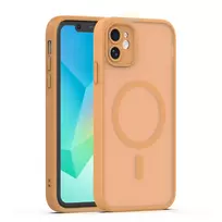 TFO Mag Matt phone case with MagSafe support for iPhone 11, brown