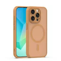 TFO Mag Matt phone case with MagSafe support for iPhone 14 Pro, brown