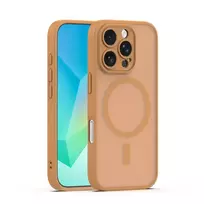 TFO Mag Matt phone case with MagSafe support for iPhone 16 Pro Max, brown