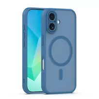 TFO Mag Matt phone case with MagSafe support for iPhone 16 blue