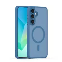 TFO Mag Matt phone case with MagSafe support for Samsung Galaxy S24 (S921) | S25 (S931) blue