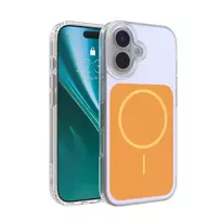 Etteri Hidden Pearl Epoxy Mag phone case for iPhone 17 orange