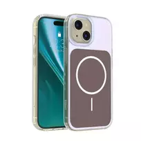 Etteri Hidden Pearl Epoxy Mag phone case for iPhone 15 brown