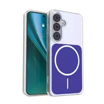 Etteri Hidden Pearl Epoxy Mag phone case for Samsung Galaxy S25 (S931) blue