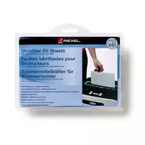 REXEL ESSELTE oiled paper shredder, pack of 20.