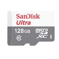 SANDISK 128GB microSDXC memory card, Android, 100MB/s, Class 10, UHS-I