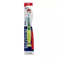Elgydium Kids Shark Toothbrush, Green