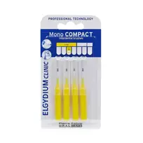 Elgydium Interdental Brush, Yellow, 4-pack