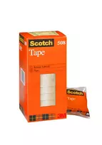 Scotch Līmlente 508, transparent, 19mm x 33m, 1 piece.