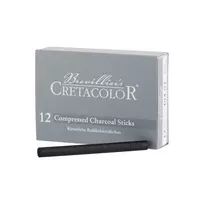 Grafitas Charcoal briquettes, 8mm, length 94mm, medium-hard