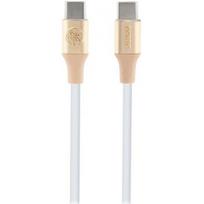 Guess Ebossed Logo USB-C to USB-C 1.5m Gold