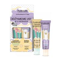 Floslek Floslek FLOS*LIP CARE VEGE Duo( Scrub lime+Mask pear)
