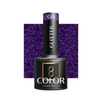 OCHO NAILS hibridinis nagų lakas Glitter G14, 5 g
